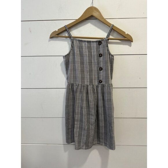 abercrombie kids Other - Abercrombie Kids Plaid Smocked Back Dress Size 7/8 Girls